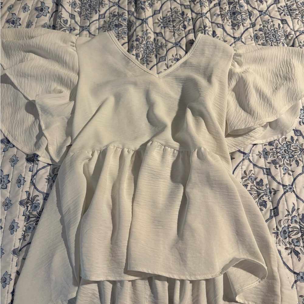 Boutique White Women's Top